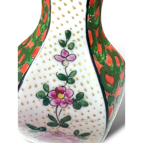 Antique French Sèvres-Style Porcelain Vases Pair w/ Gilt Bases 19th C - Picture 14 of 16